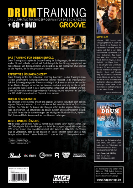 Schule für Schlagzeug DRUM TRAINING GROOVE