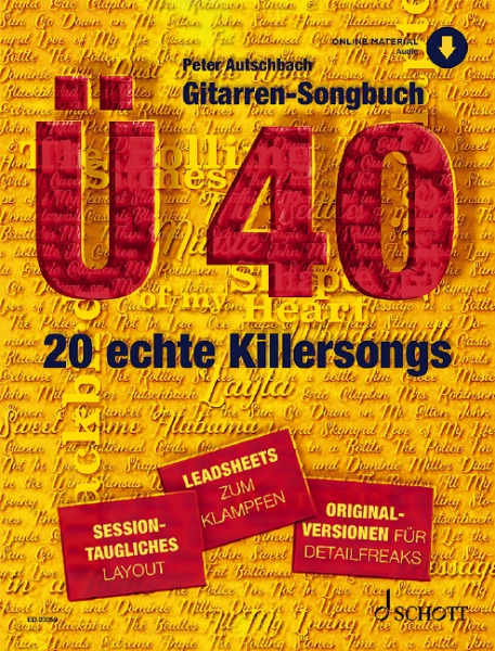 Gitarren-Songbuch Ü40 Band 1 (+Online Audio)