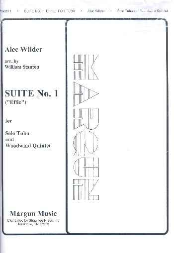 Suite no.1 for tuba solo, flute, oboe, clarinet, horn and bassoon