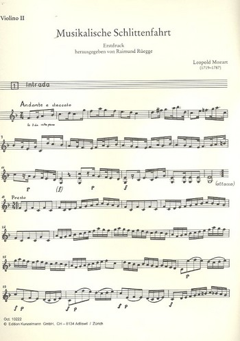 Musikalische Schlittenfahrt für Orchester