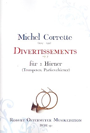 Divertissements op.7 für 2 Hörner (Trompeten/Parforcehörner)