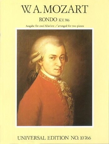 Rondo A-Dur KV386 für Klavier und Orchester für 2 Klaviere