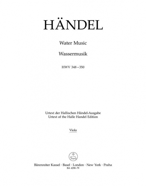 Wassermusik HWV348-350 für Orchester