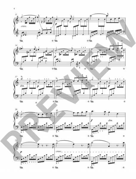 Einzelausgabe für Klavier Ave Maria C-Dur