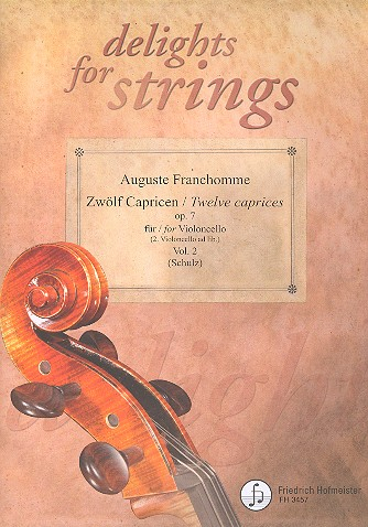 12 Capricen op.7 Band 2 (Nr.7-12) für Violoncello (mit 2. Violoncello ad lib.)