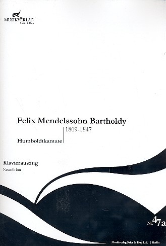 Humboldtkantate für Männerchor und Blasorchester
