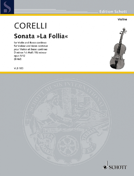 Etüden für Violine Sonate La follia d-Moll op.5,12