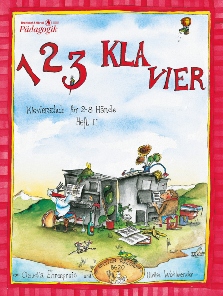 Klavierschule 1 2 3 Klavier- Heft 2