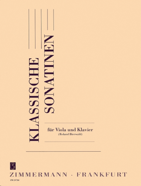 Klassische Sonatinen für Viola und Klavier