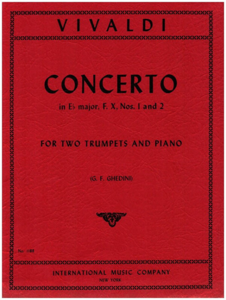 Concerto e flat major F.X Nos.1+2 for 2 trumpets and piano