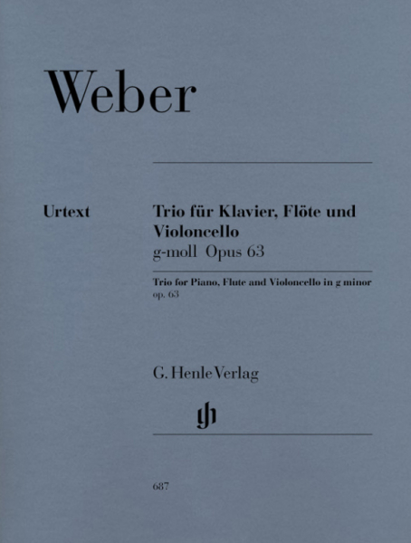 Trio g-Moll op.63 für Klavier, Flöte und Violoncello