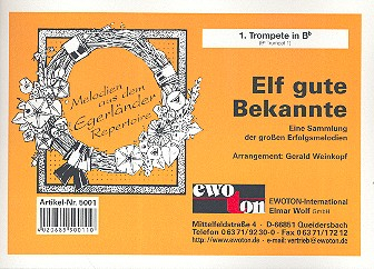 Mosch Welterfolge Band 6 - 11 gute Bekannte: für Blasorchester