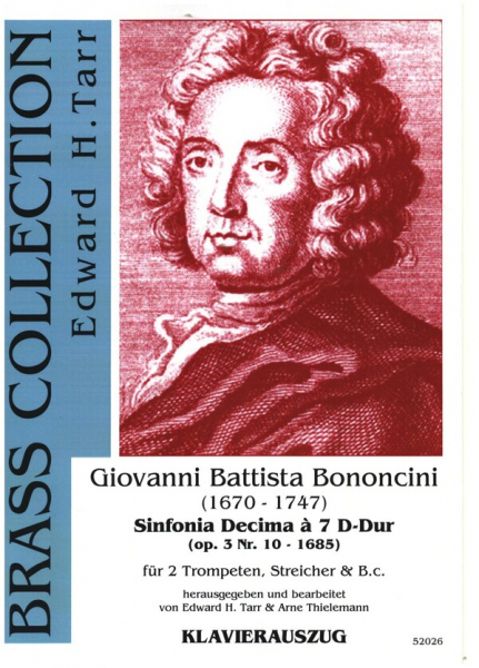 Sinfonia Decima op.3 Nr.10 à 7 D-Dur für 2 Trompeten, Streicher und Bc