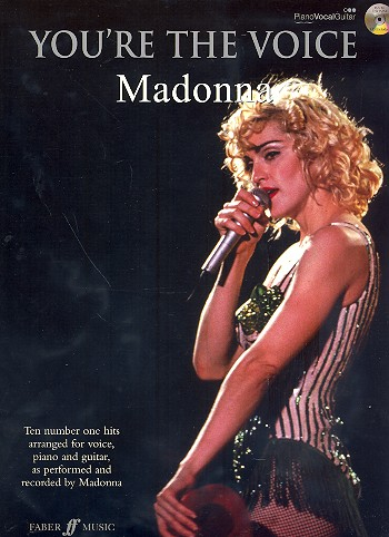 You&#039;re the Voice (+CD): Madonna songbook piano/vocal/guitar