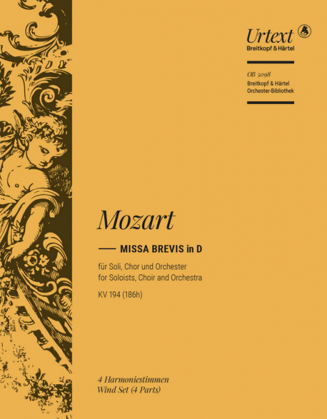 Missa brevis D-Dur KV194 (KV186h) für Soli, gem Chor und Orchester