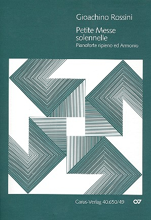 Partitur Petite Messe Solennelle