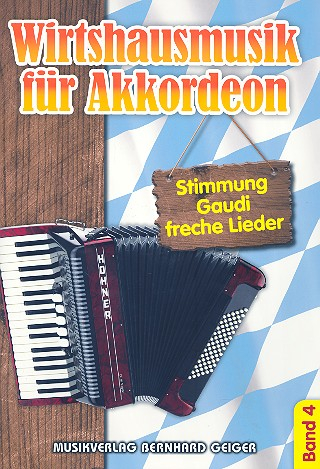 Wirtshausmusik Band 4 für Akkordeon (mit Text)