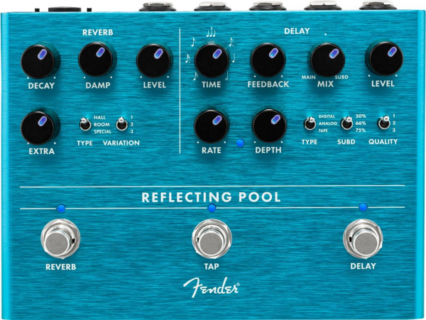 Bodeneffektgerät Fender Reflecting Pool Delay &amp; Reverb