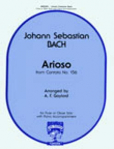 Arioso from Cantata BWV156 for flute or oboe and piano