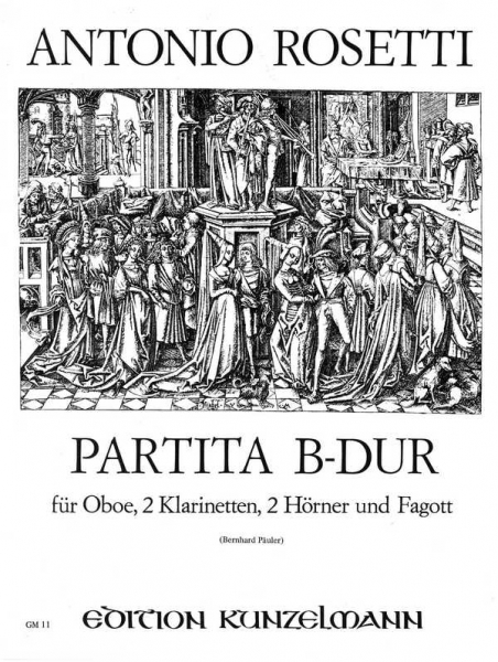 Partita B-Dur für Oboe, 2 Klarinetten, 2 Hörner und Fagott