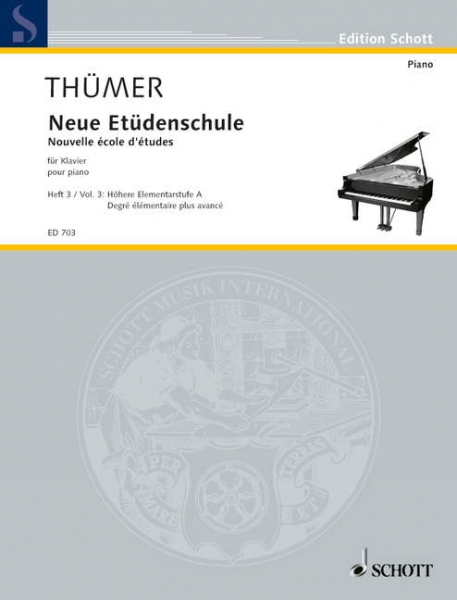 Thuemer, Otto: Neue Etüdenschule Band 3 für Klavier