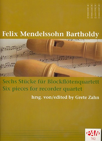 Quartett für Blockflöte 6 Stücke