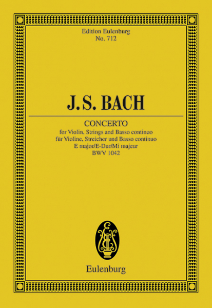Konzert E-Dur BWV1042 für Violine und Streicher