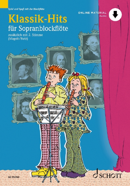 Spielband für Sopranblockflöte Klassik-Hits