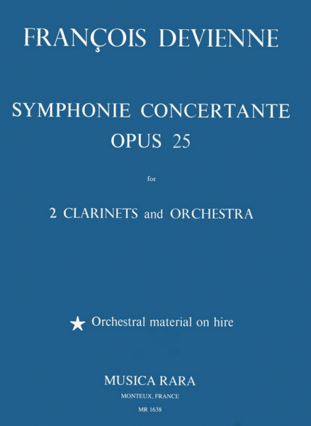 Symphonie Concertante op.25 für 2 Klarinetten und Orchester