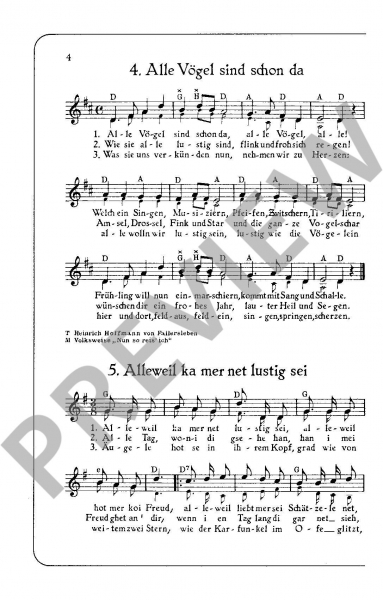 Songbook Mein Heimatland