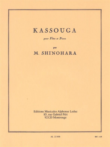 Kassouga pour flûte et piano