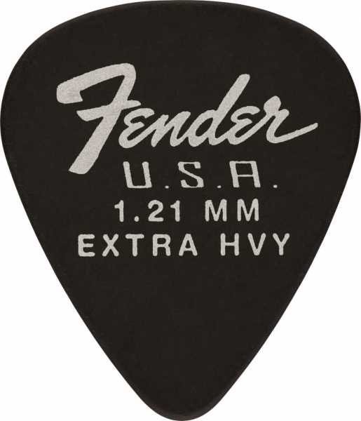 Plektrenpack Fender 351 Dura-Tone 1.21 BLK
