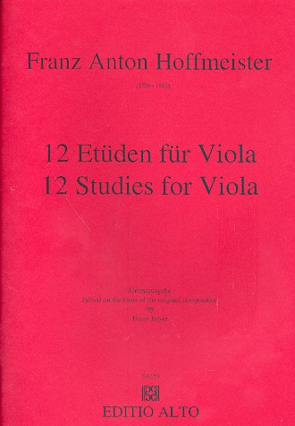 12 Etüden für Viola