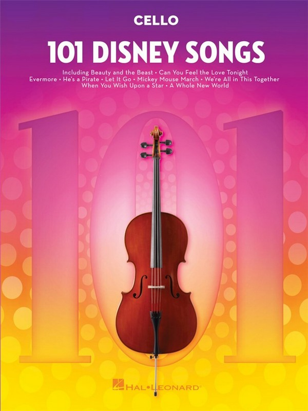 Walt Disney Spielbuch Für Cello 101 Disney Songs