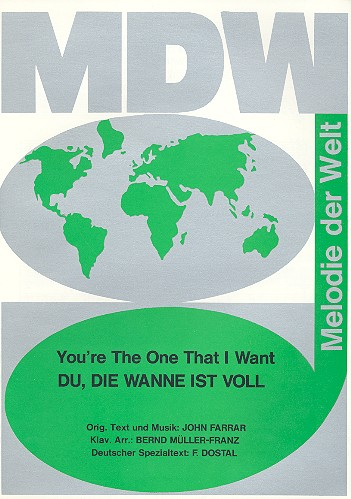 You&#039;re the one that I want: Einzelausgabe Gesang und