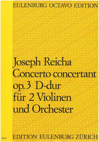 Concerto concertant D-Dur op.3 für 2 Violinen und Orchester
