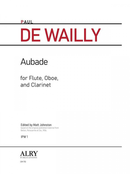 Aubade for flute, oboe and clarinet