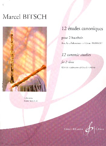12 Études canoniques pour 2 hautbois