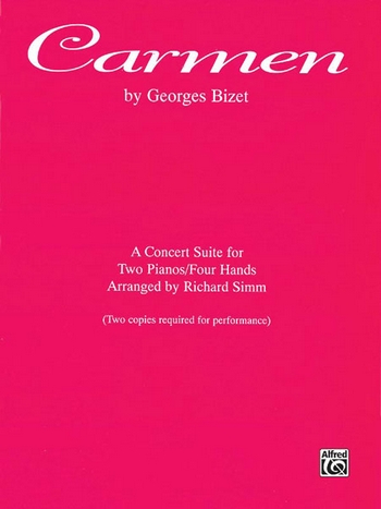 Carmen - A Concert Suite for 2 pianos