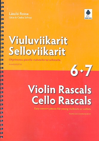 Violin / Cello Rascals Heft 6 und 7 Klavierbegleitung