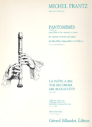 Pantomimes pour flute à bec soprano et piano