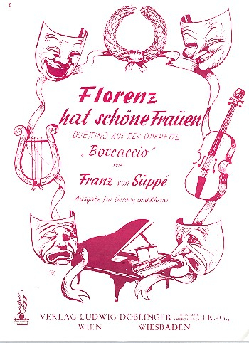 Florenz hat schöne Frauen für Sopran, Tenor und Klavier