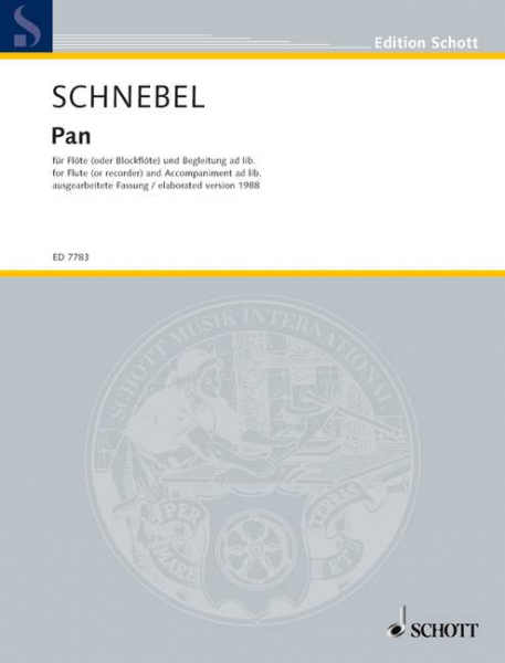 Pan für Flöte(n) oder Blockflöte(n) und Begleitung ad libitum (Streichinst