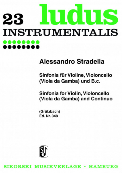 Sinfonia für Violine, Violoncello (Viola da Gamba) und Bc