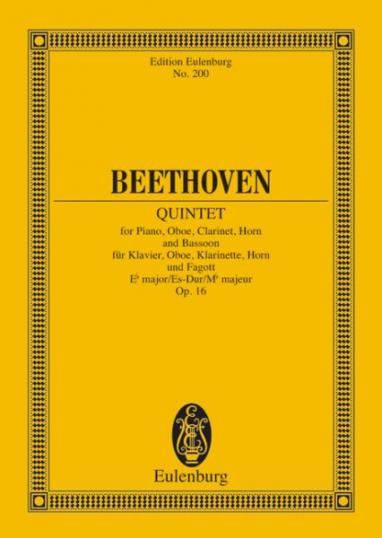 Quintett Es-Dur op.16