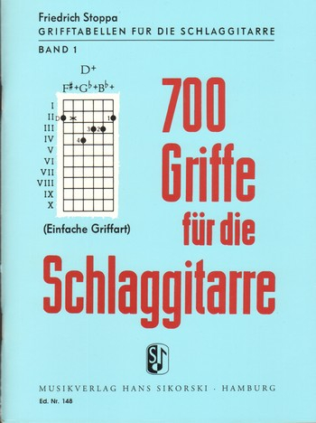 700 Griffe für die Schlaggitarre einfache Griffart