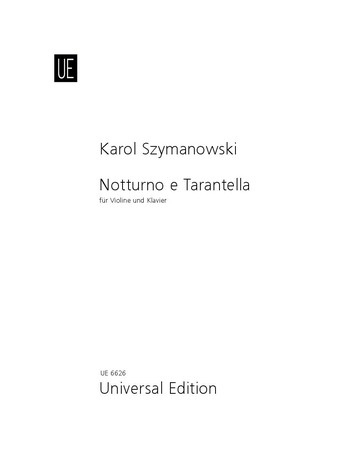 Notturno e tarantella op.28 für Violine und Klavier