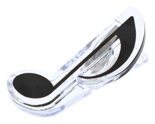 Klammer agifty Clip Achtelnote schwarz