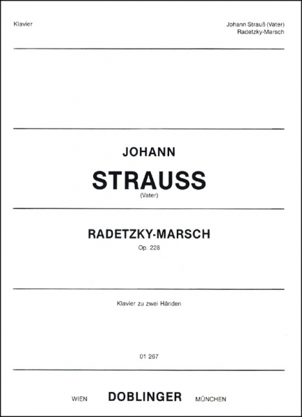 Radetzky-Marsch op.228 für Klavier