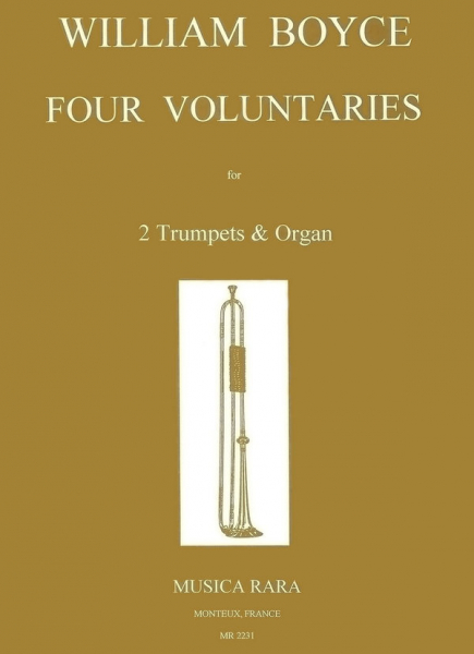 4 Voluntaries for 2 trumpets and organ